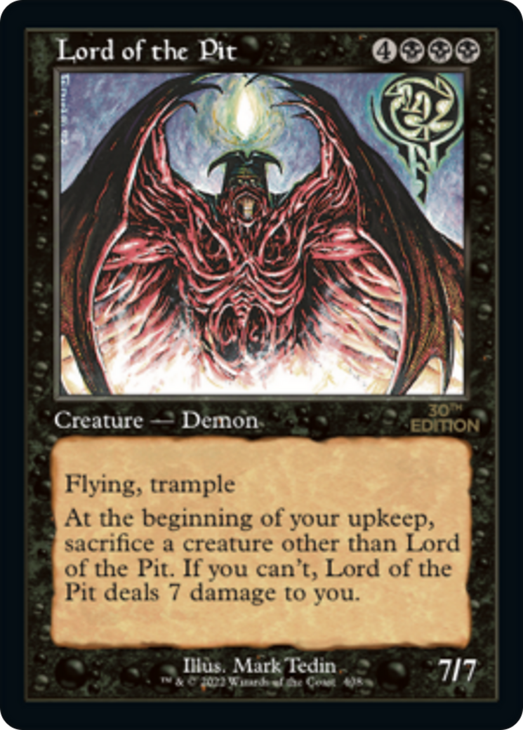 Image of Lord of the Pit (Retro) [30th Anniversary Edition]