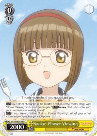 Image of Naoko: Flower Viewing (CCS/WX01-021 C) [Cardcaptor Sakura: Clear Card]