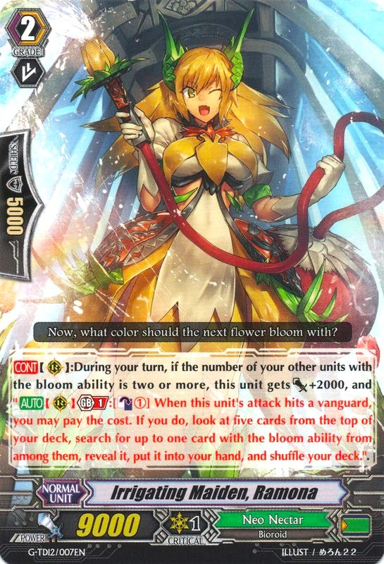 Image of Irrigating Maiden, Ramona (G-TD12/007EN) [Flower Princess of Abundant Blooming]