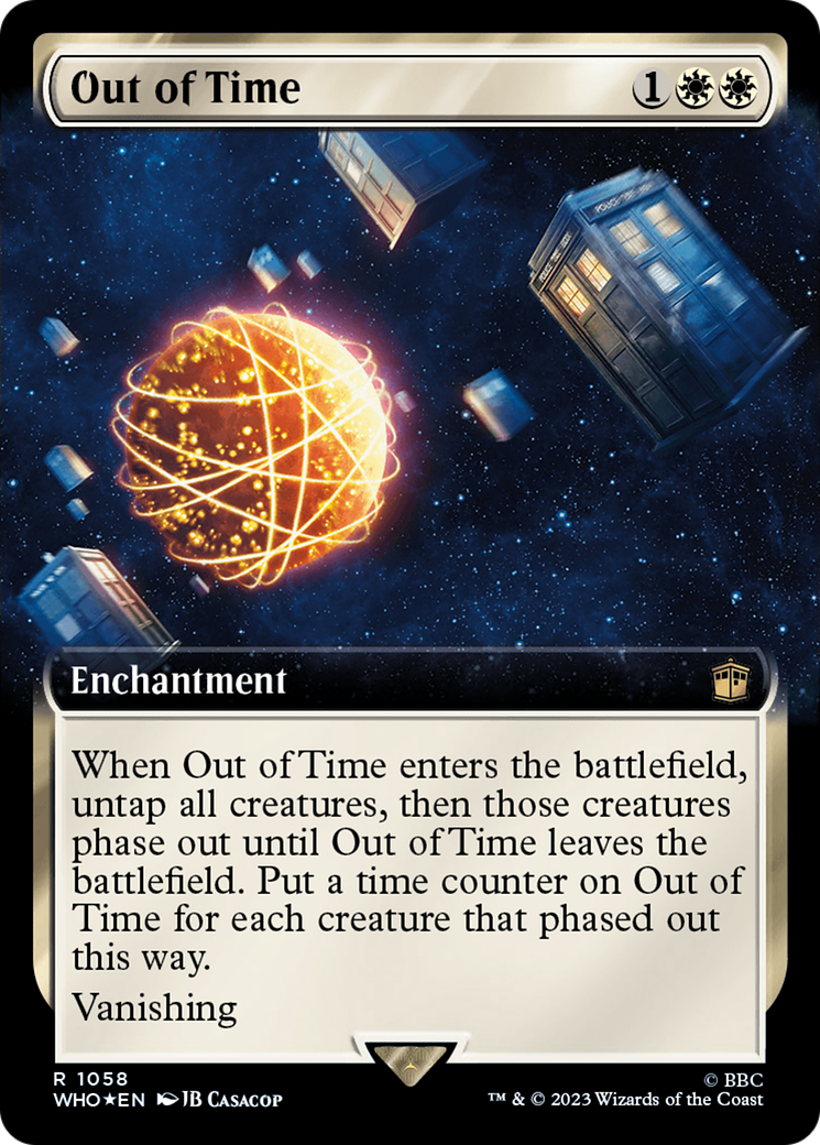 Image of Out of Time (Extended Art) (Surge Foil) [Doctor Who]