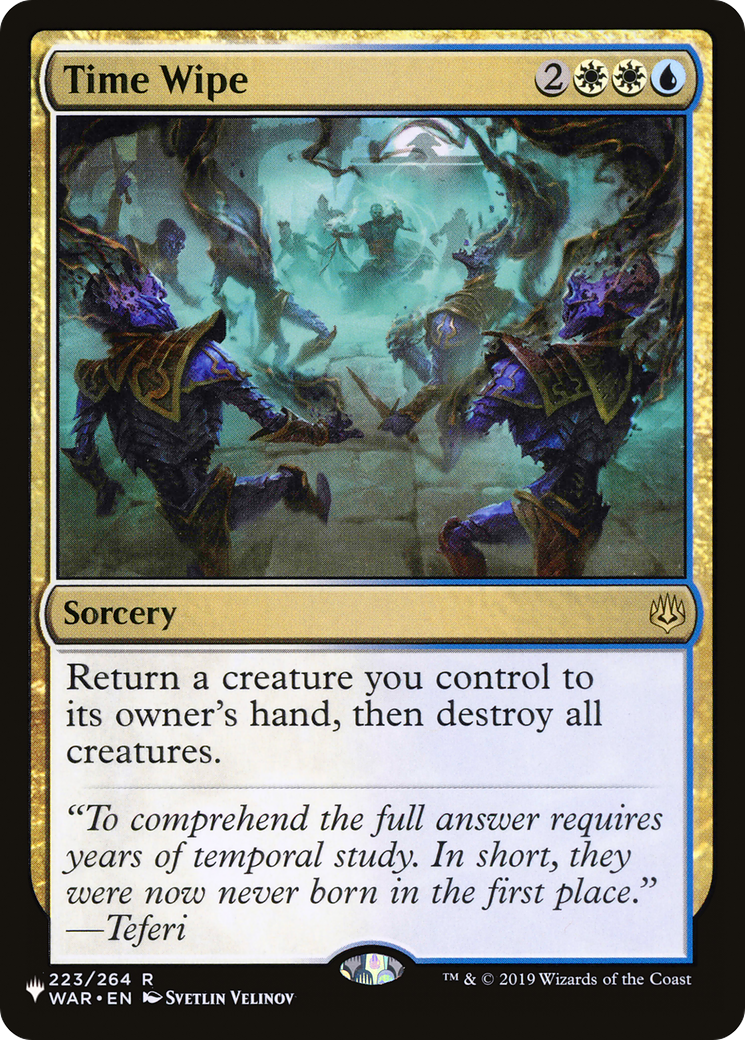 Image of Time Wipe [Secret Lair: From Cute to Brute]