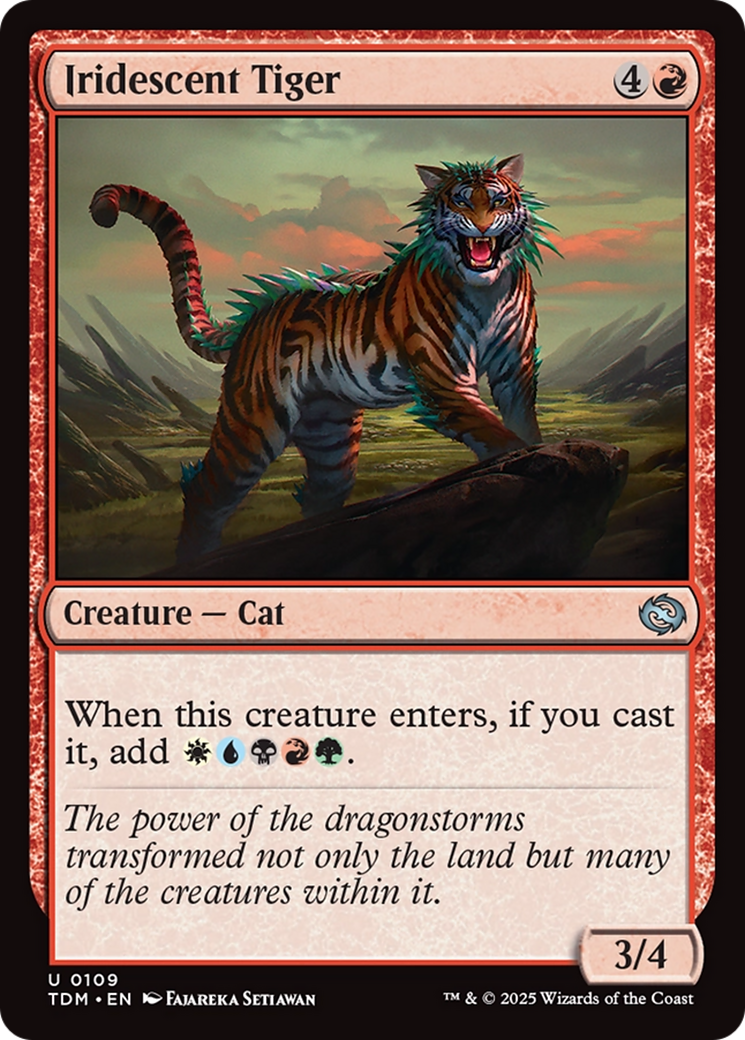 Image of Iridescent Tiger [Tarkir: Dragonstorm]