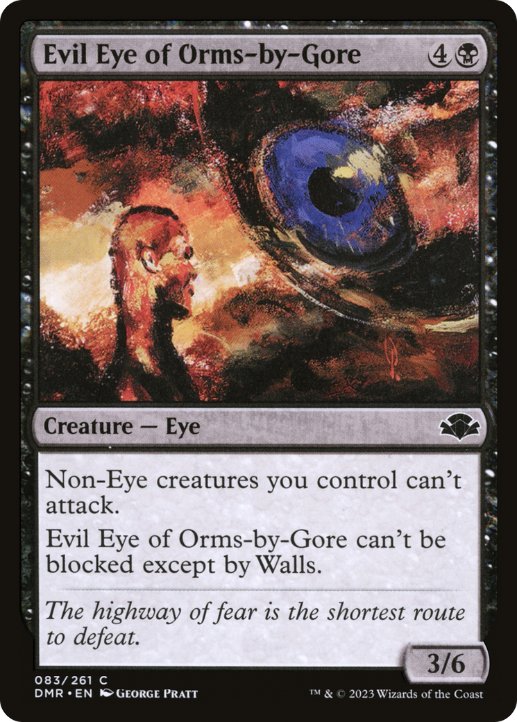 Image of Evil Eye of Orms-by-Gore [Dominaria Remastered]