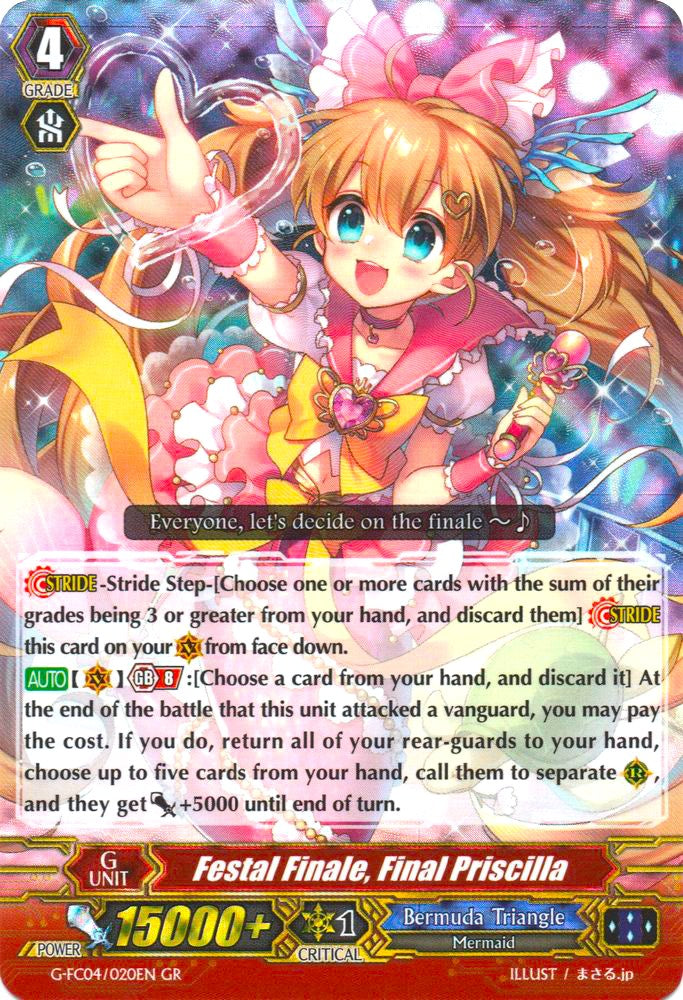 Image of Festal Finale, Final Priscilla (G-FC04/020EN) [Fighters Collection 2017]