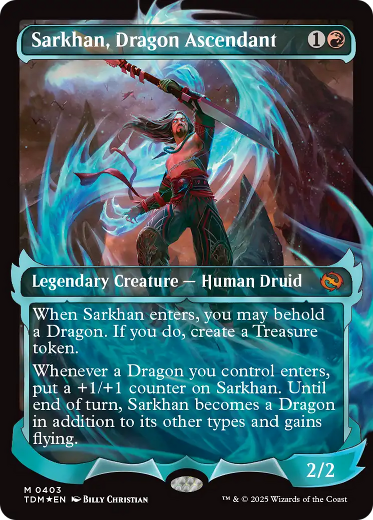 Image of Sarkhan, Dragon Ascendant (0403) (Showcase) (Japanese) [Tarkir: Dragonstorm]