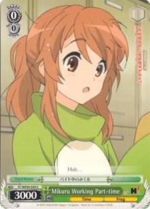 Image of Mikuru Working Part-time (SY/WE09-E09) (Foil) [The Melancholy of Haruhi Suzumiya Extra Booster]