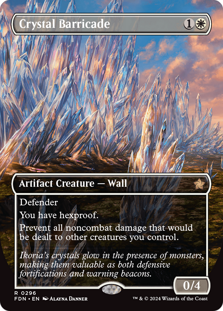 Image of Crystal Barricade (Borderless) [Foundations]