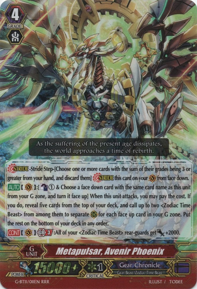 Image of Metapulsar, Avenir Phoenix (G-BT11/011EN) [Demonic Advent]