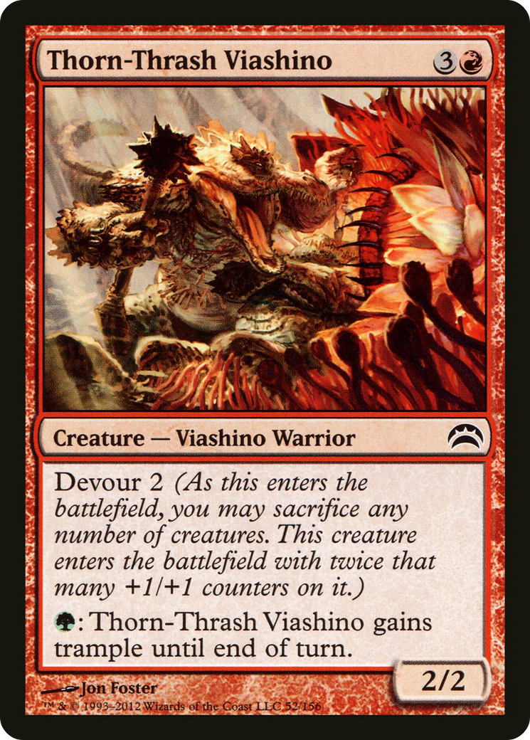 Image of Thorn-Thrash Viashino (PC2-052) - Planechase 2012 Foil