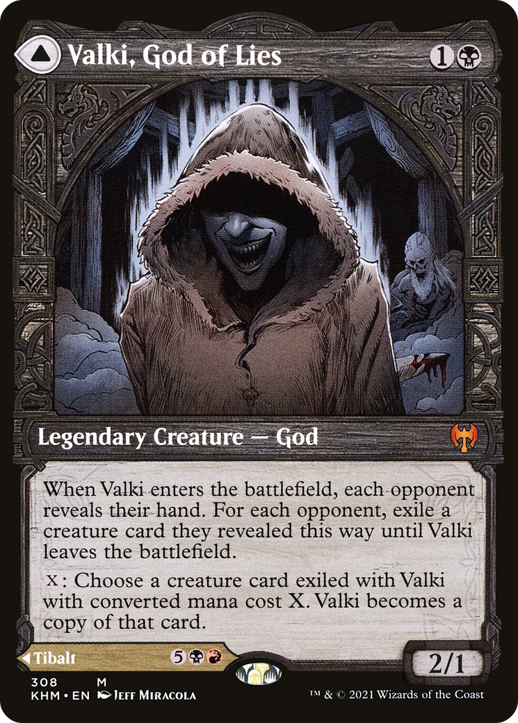 Image of Valki, God of Lies // Tibalt, Cosmic Impostor (Showcase) [Kaldheim]