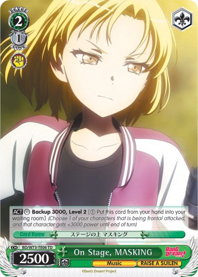 Image of On Stage, MASKING (BD/W73-TE06 TD) [BanG Dream! Vol.2]