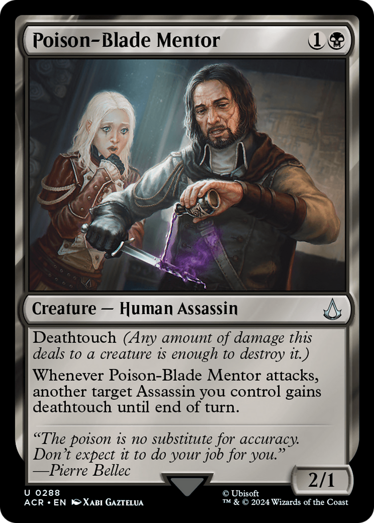 Image of Poison-Blade Mentor [Assassin's Creed]