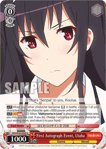 Image of First Autograph Event, Utaha [Saekano: How to Raise a Boring Girlfriend]