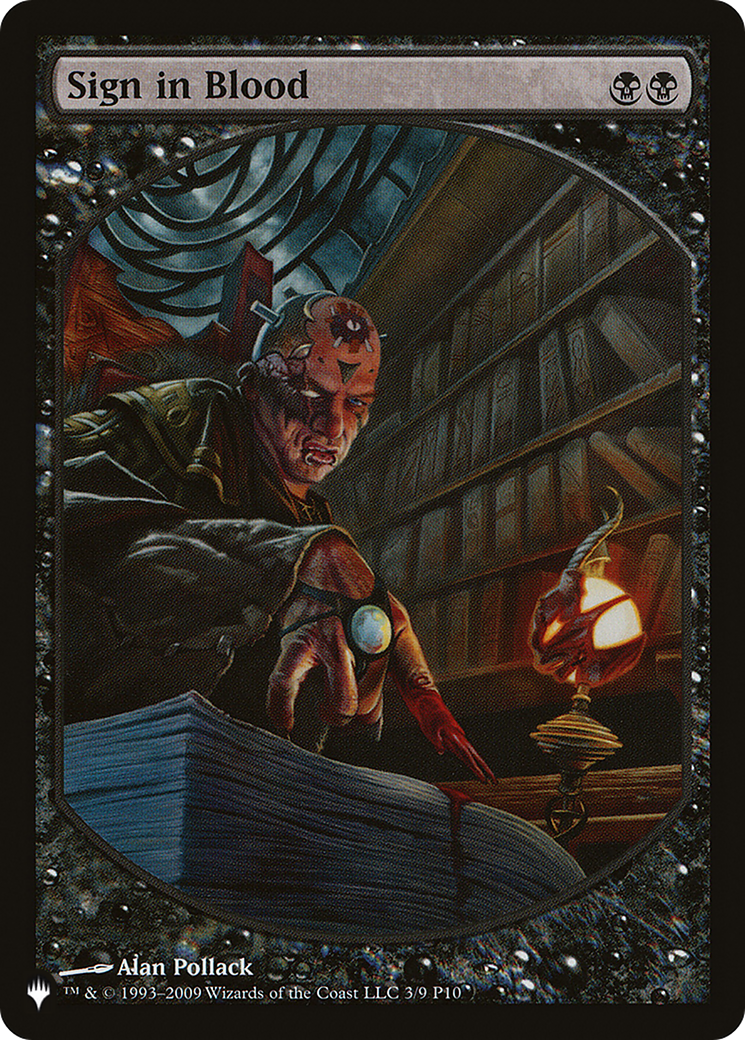 Image of Sign in Blood [The List]