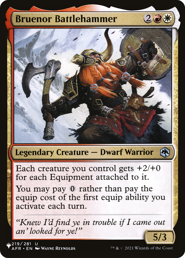 Image of Bruenor Battlehammer [The List]