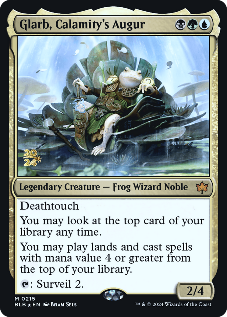 Image of Glarb, Calamity's Augur [Bloomburrow Prerelease Promos]