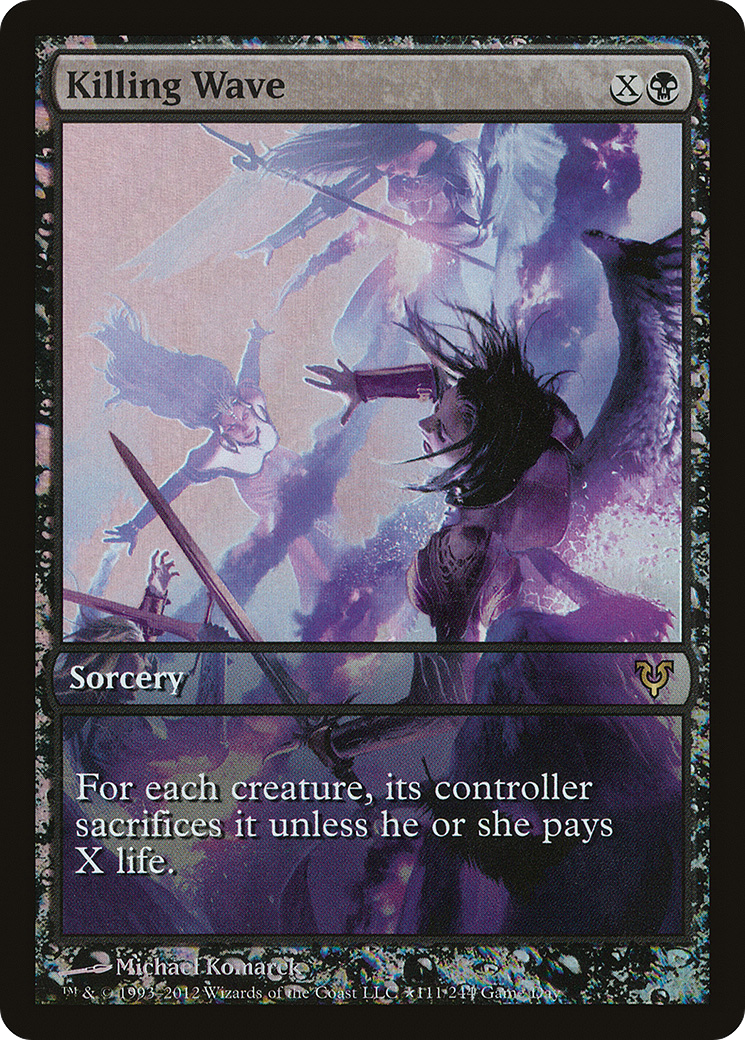 Image of Killing Wave (Game Day) [Avacyn Restored Promos]