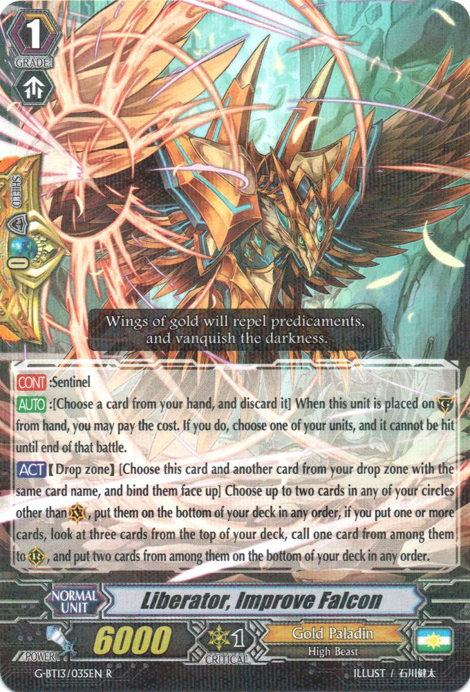 Image of Liberator, Improve Falcon (G-BT13/035EN) [Ultimate Stride]