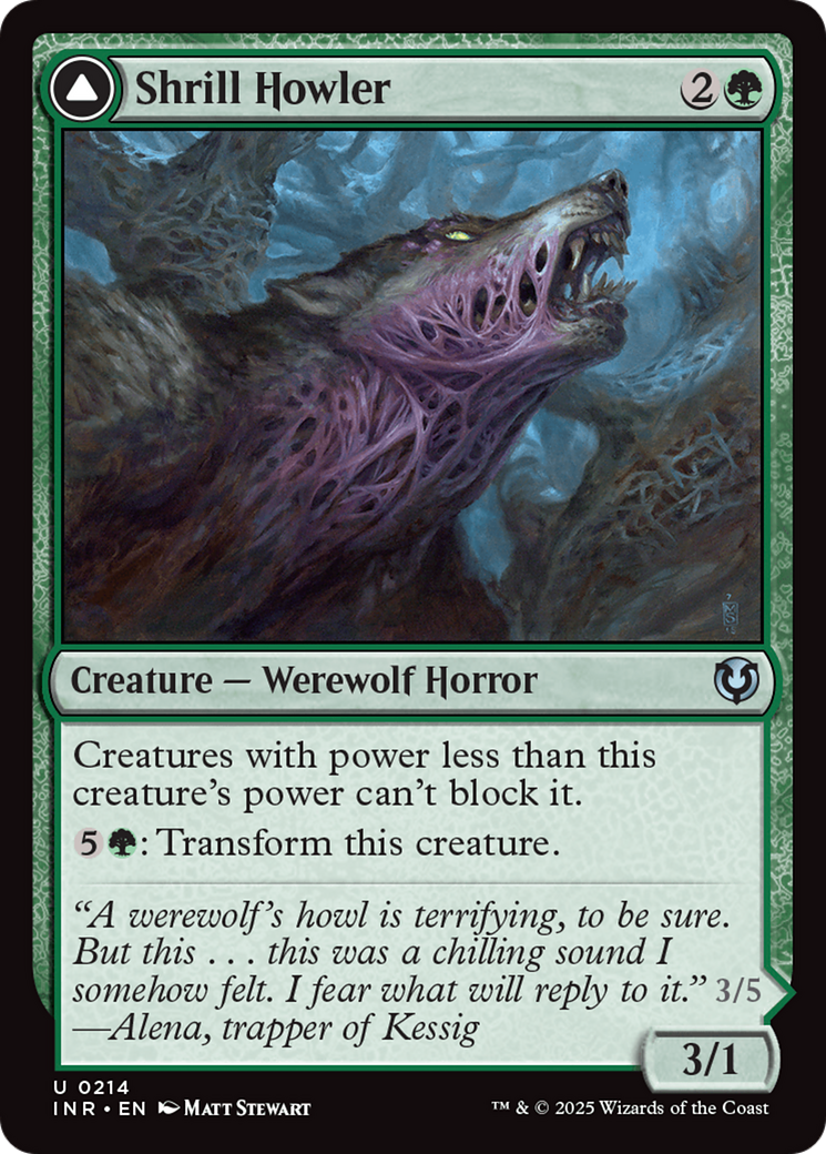 Image of Shrill Howler // Howling Chorus [Innistrad Remastered]