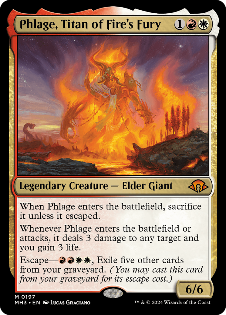 Image of Phlage, Titan of Fire's Fury [Modern Horizons 3]
