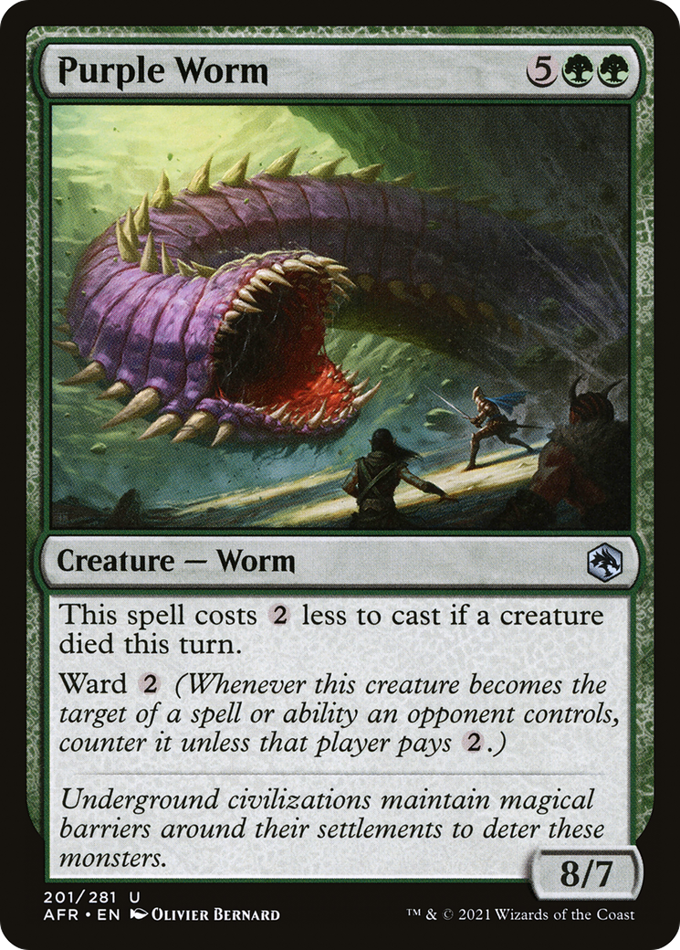 Image of Purple Worm [Dungeons & Dragons: Adventures in the Forgotten Realms]