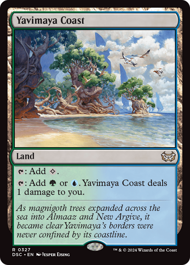 Image of Yavimaya Coast [Duskmourn: House of Horror Commander]