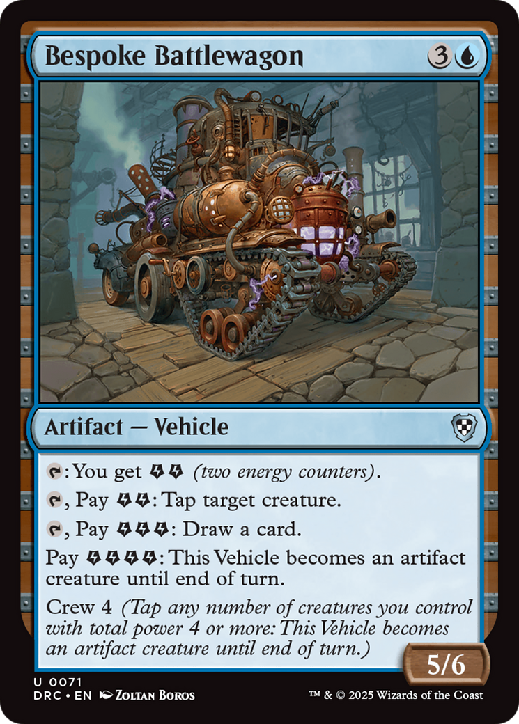 Image of Bespoke Battlewagon [Aetherdrift Commander]