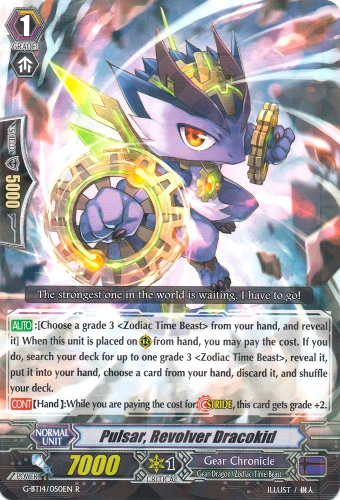 Image of Pulsar, Revolver Dracokid (G-BT14/050EN) [Divine Dragon Apocrypha]