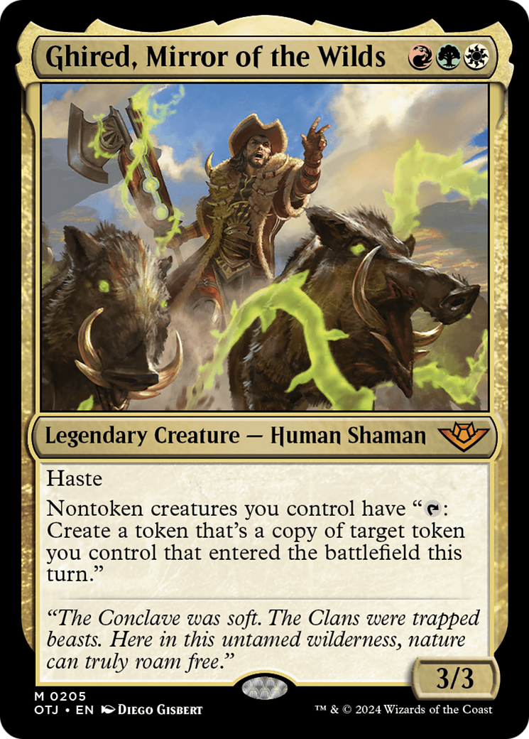 Image of Ghired, Mirror of the Wilds [Outlaws of Thunder Junction]