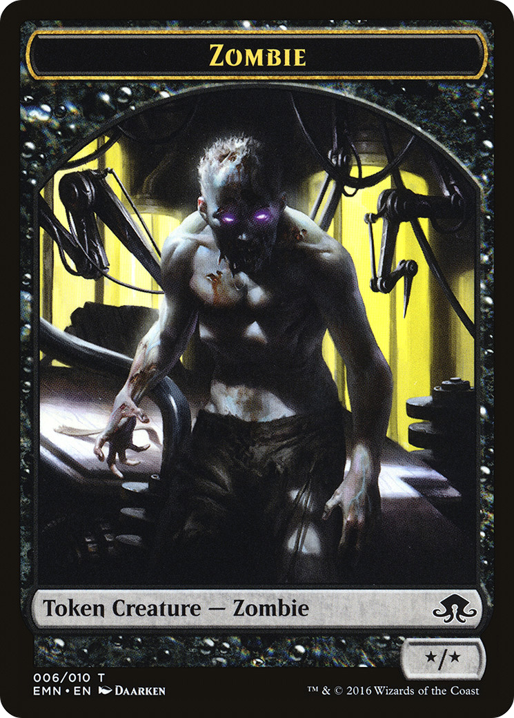 Image of Zombie Token (006/010) [Eldritch Moon Tokens]