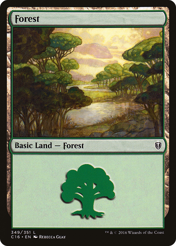 Image of Forest (349) [Commander 2016]