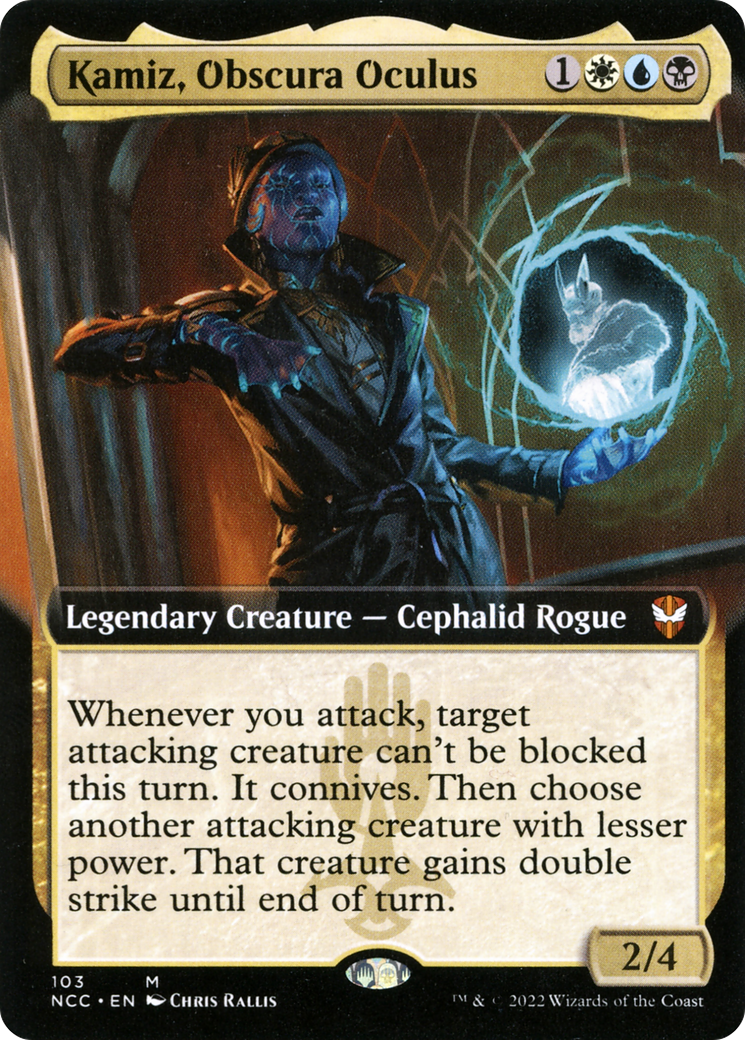 Image of Kamiz, Obscura Oculus (Extended Art) [Streets of New Capenna Commander]