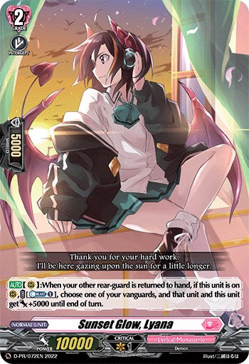 Image of Sunset Glow, Lyana (D-PR/072EN) [D Promo Cards]