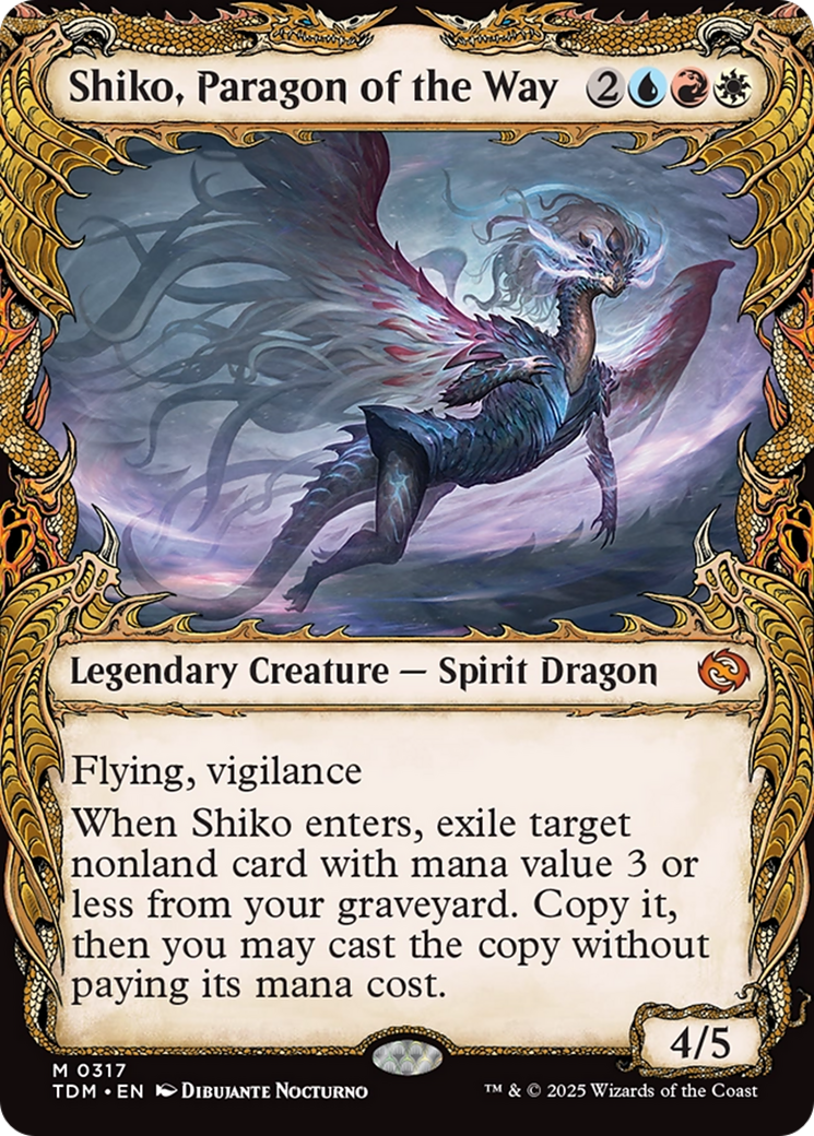 Image of Shiko, Paragon of the Way (Showcase) [Tarkir: Dragonstorm]