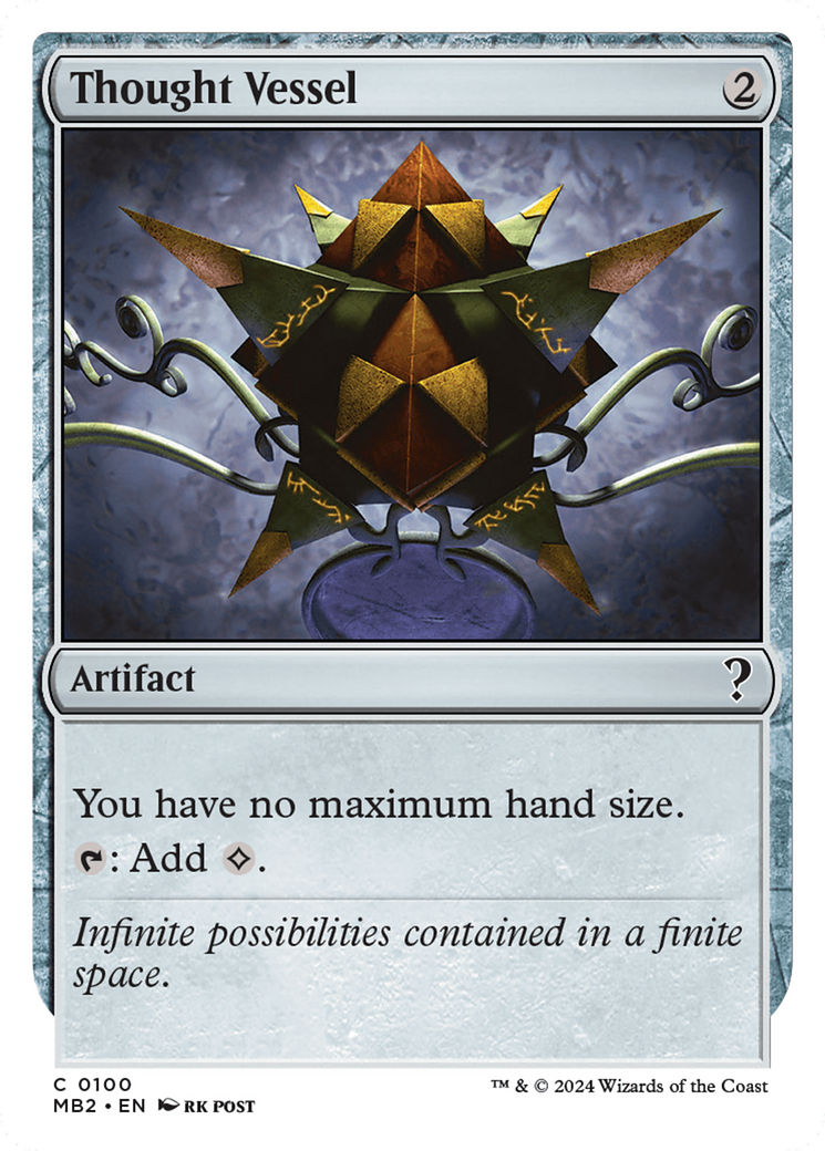 Image of Thought Vessel (White Border) [Mystery Booster 2]