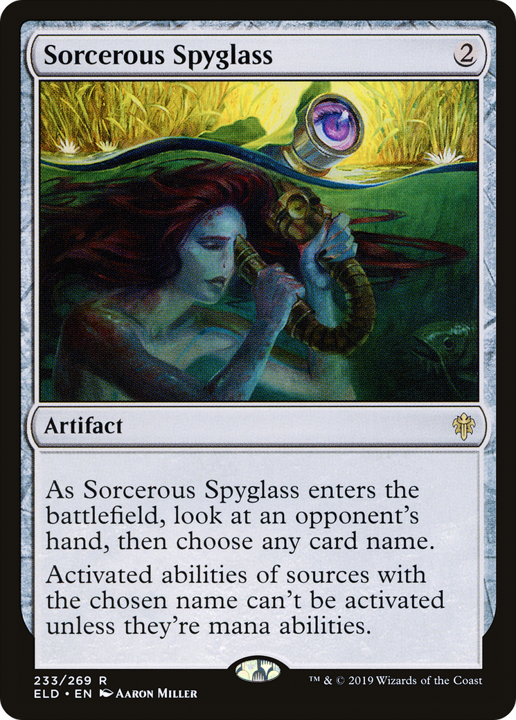 Image of Sorcerous Spyglass [Throne of Eldraine]