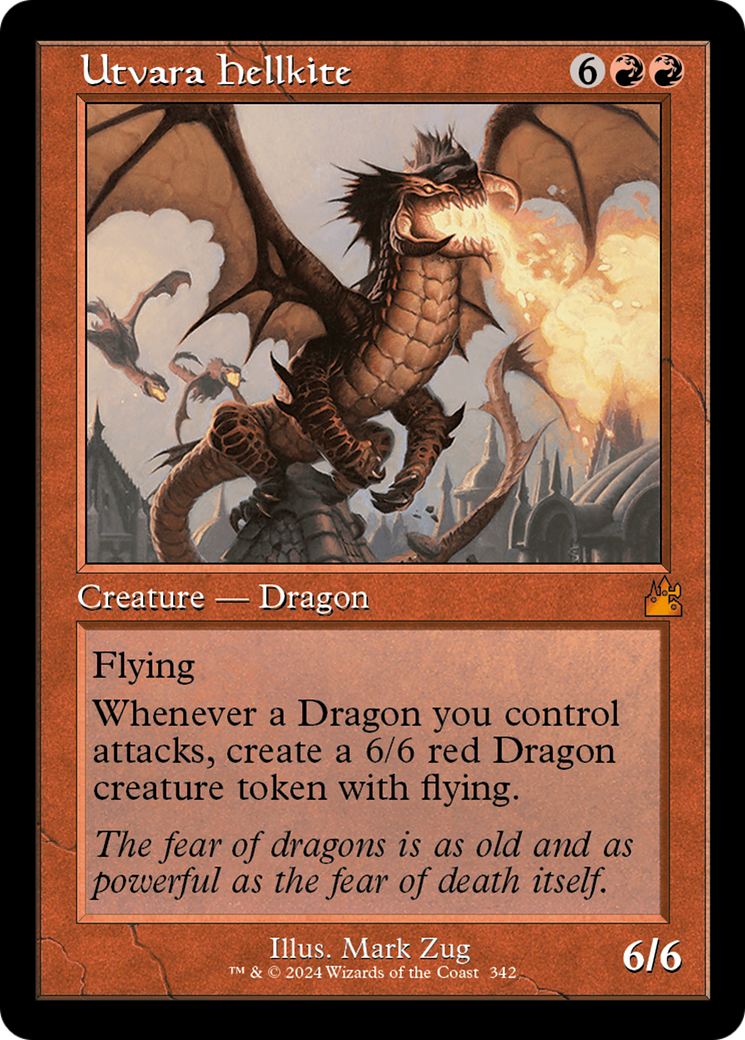 Image of Utvara Hellkite (Retro Frame) [Ravnica Remastered]