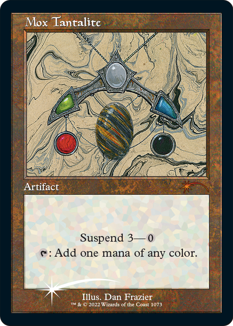 Image of Mox Tantalite (SLD-1073) - Secret Lair Drop Etched Foil