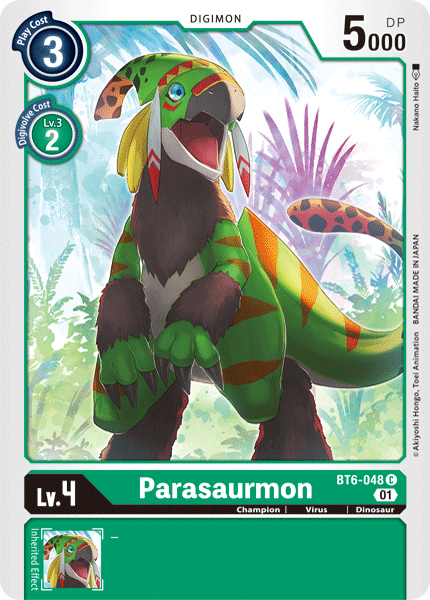 Image of Parasaurmon [BT6-048] [Double Diamond]