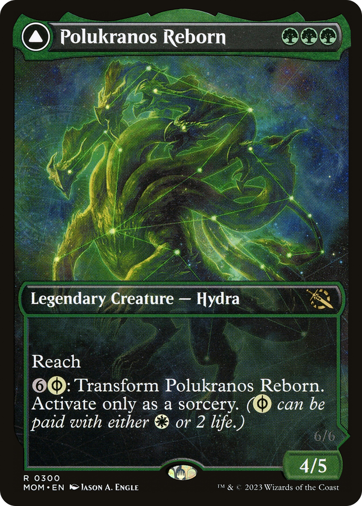 Image of Polukranos Reborn // Polukranos, Engine of Ruin (Showcase Planar Booster Fun) [March of the Machine]