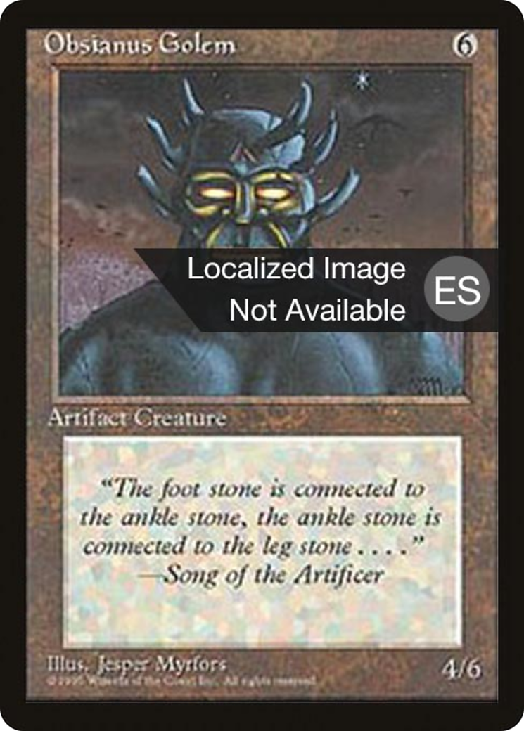 Image of Obsianus Golem [Fourth Edition (Foreign Black Border)]