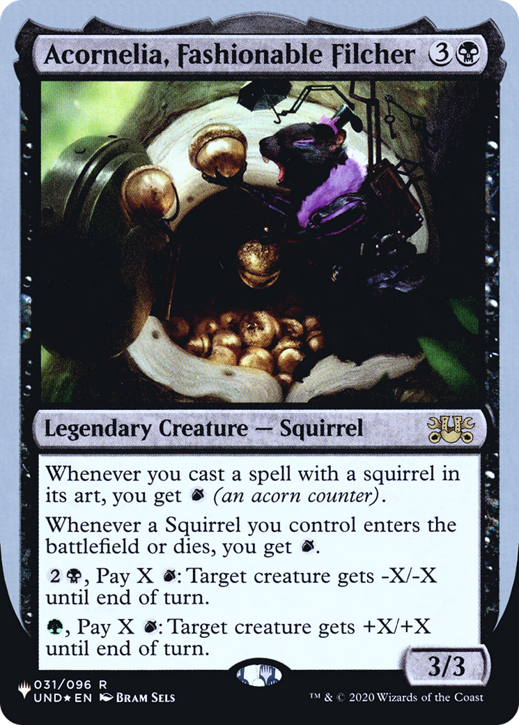 Image of Acornelia, Fashionable Filcher (Unfinity Foil Edition) [The List]