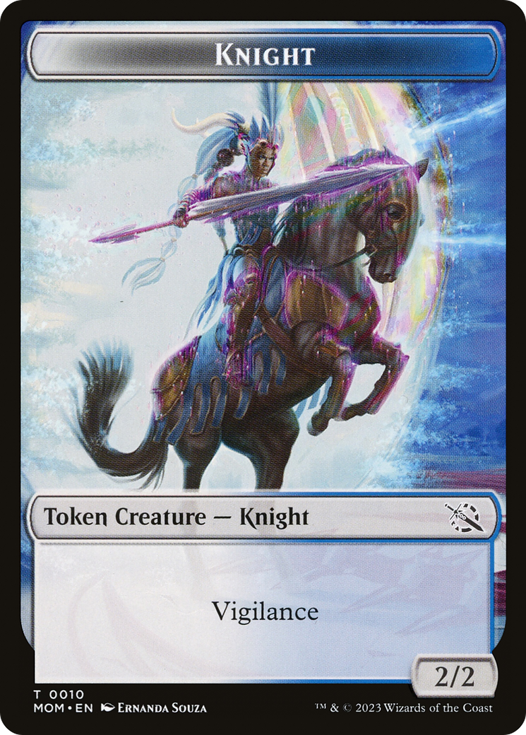 Image of First Mate Ragavan // Knight Double-Sided Token [March of the Machine Tokens]