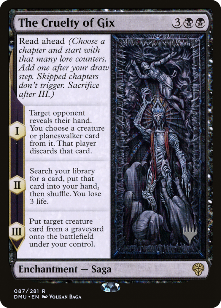 Image of The Cruelty of Gix (Promo Pack) [Dominaria United Promos]
