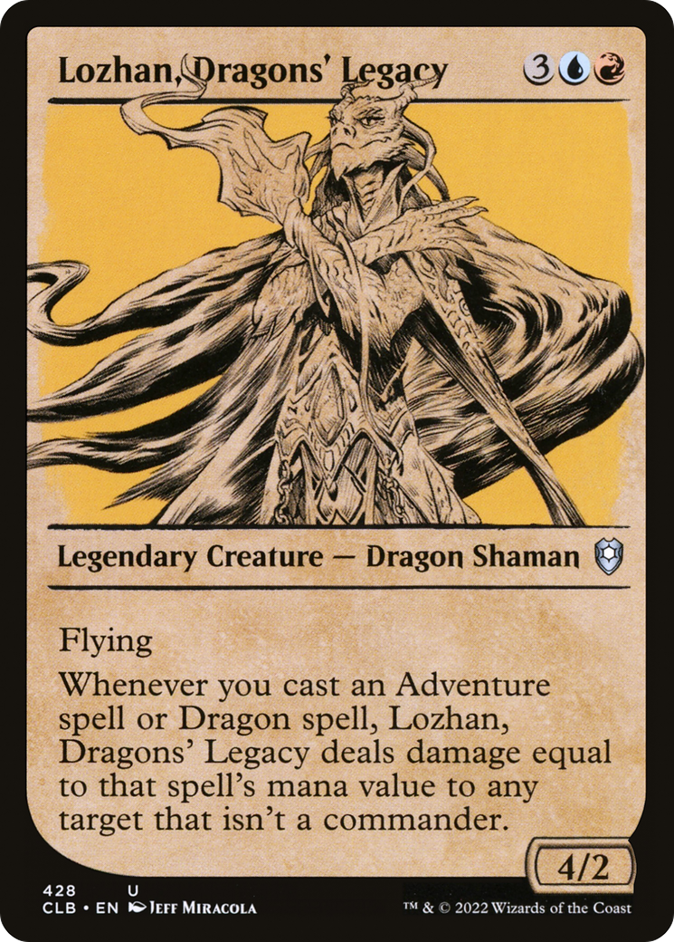 Image of Lozhan, Dragons' Legacy (Showcase) [Commander Legends: Battle for Baldur's Gate]