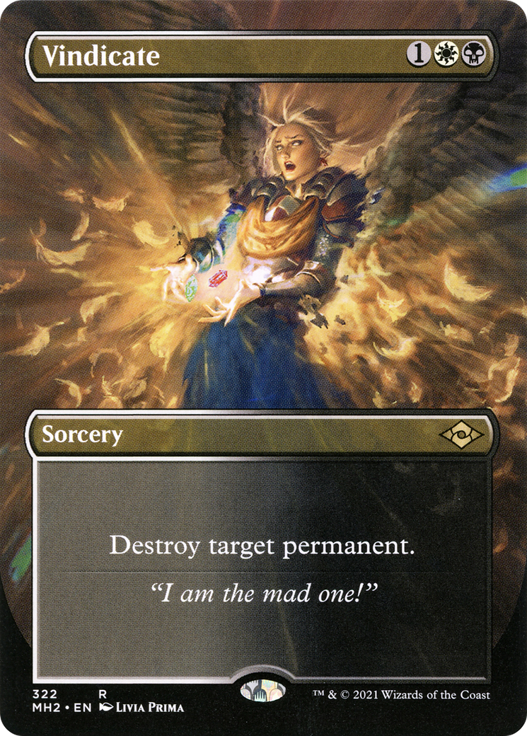 Image of Vindicate (Borderless Alternate Art) [Modern Horizons 2]