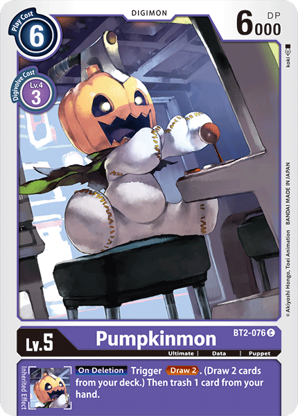 Image of Pumpkinmon [BT2-076] [Release Special Booster Ver.1.0]
