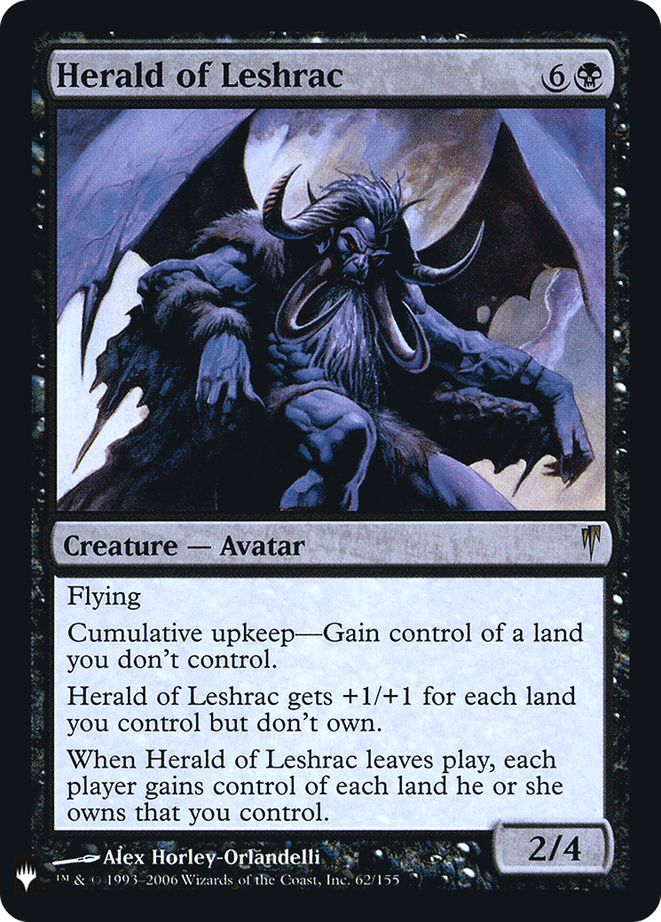Image of Herald of Leshrac [Mystery Booster]