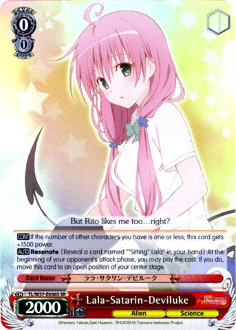 Image of Lala-Satarin-Deviluke (TL/W37-E056S SR) [To Loveru Darkness 2nd]