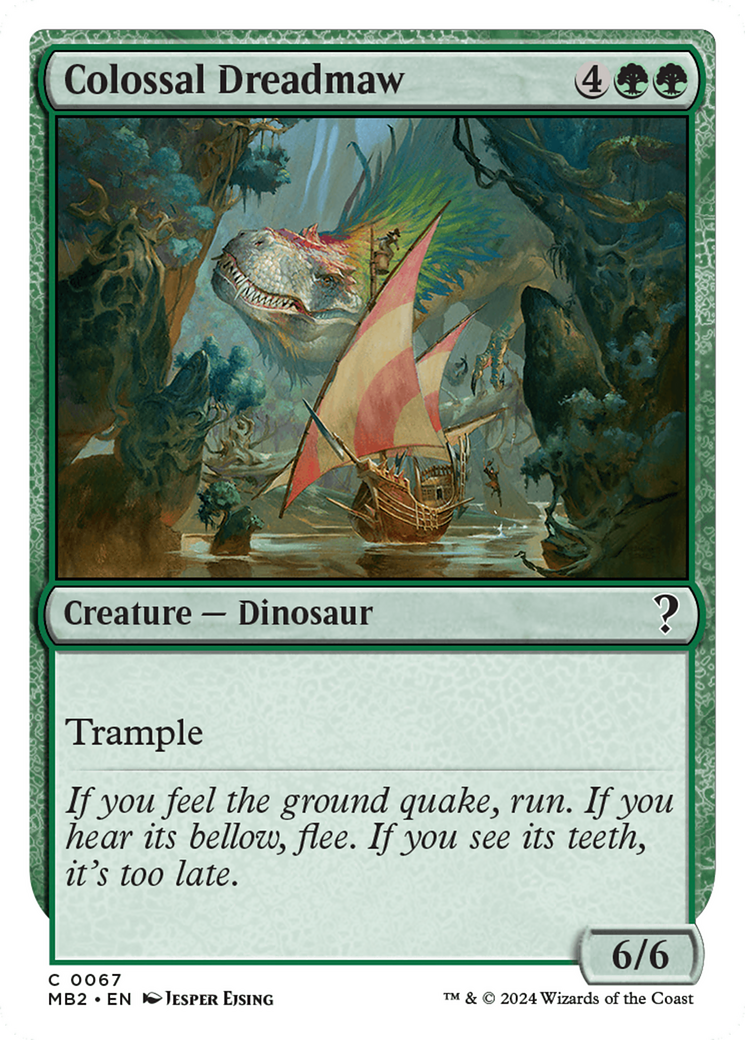 Image of Colossal Dreadmaw (White Border) [Mystery Booster 2]